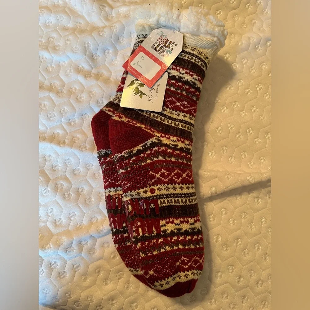 Muk Luks Slipper Socks L/XL